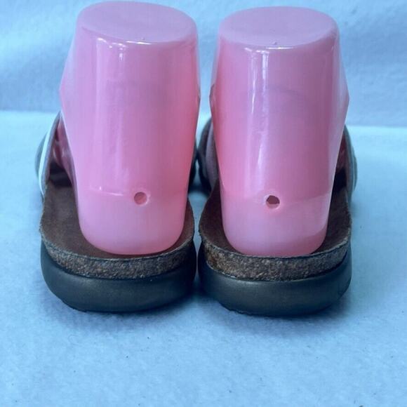 NAOT Liv Slide Sandals Women's Size 7 Slip-On Flats Multicolor Leather Metallic - Picture 4 of 12